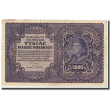 Banknote, Poland, 1000 Marek, 1919, 1919-08-23, KM:29, AU(55-58)