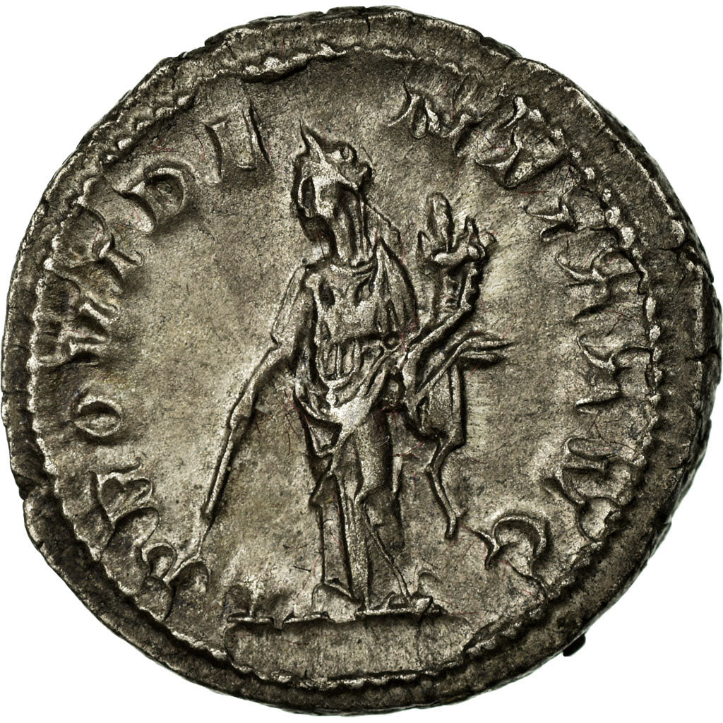 Coin, Maximinus I Thrax, Denarius, AU(55-58), Silver, Cohen:77