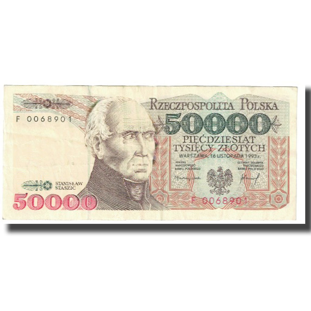 Banknote, Poland, 50,000 Zlotych, 1993, 1993-11-16, KM:159a, EF(40-45)