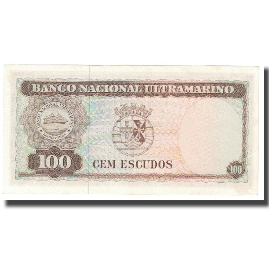 Banknote, Timor, 100 Escudos, 1963, 1963-04-25, KM:28a, AU(55-58)