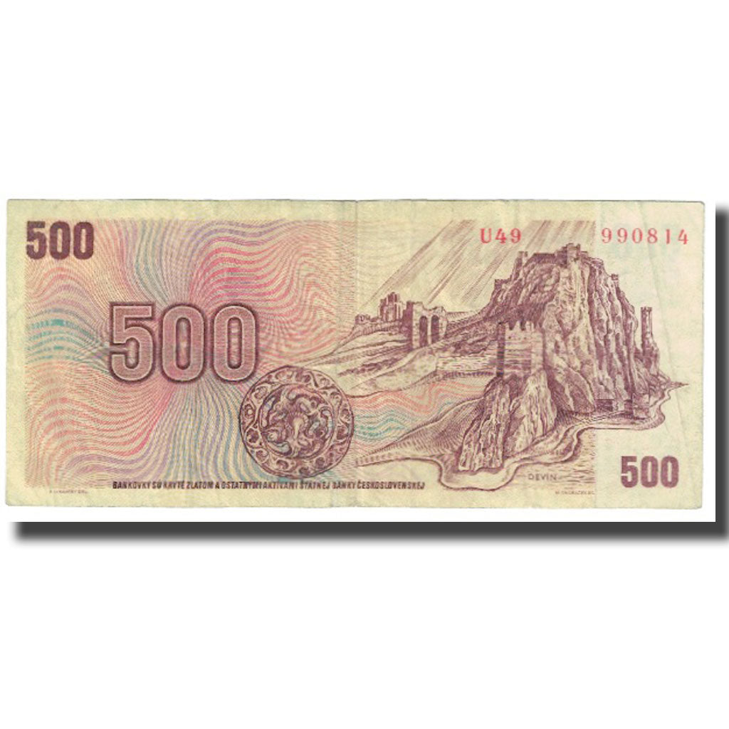 Banknote, Czechoslovakia, 500 Korun, 1973, KM:93, VF(20-25)