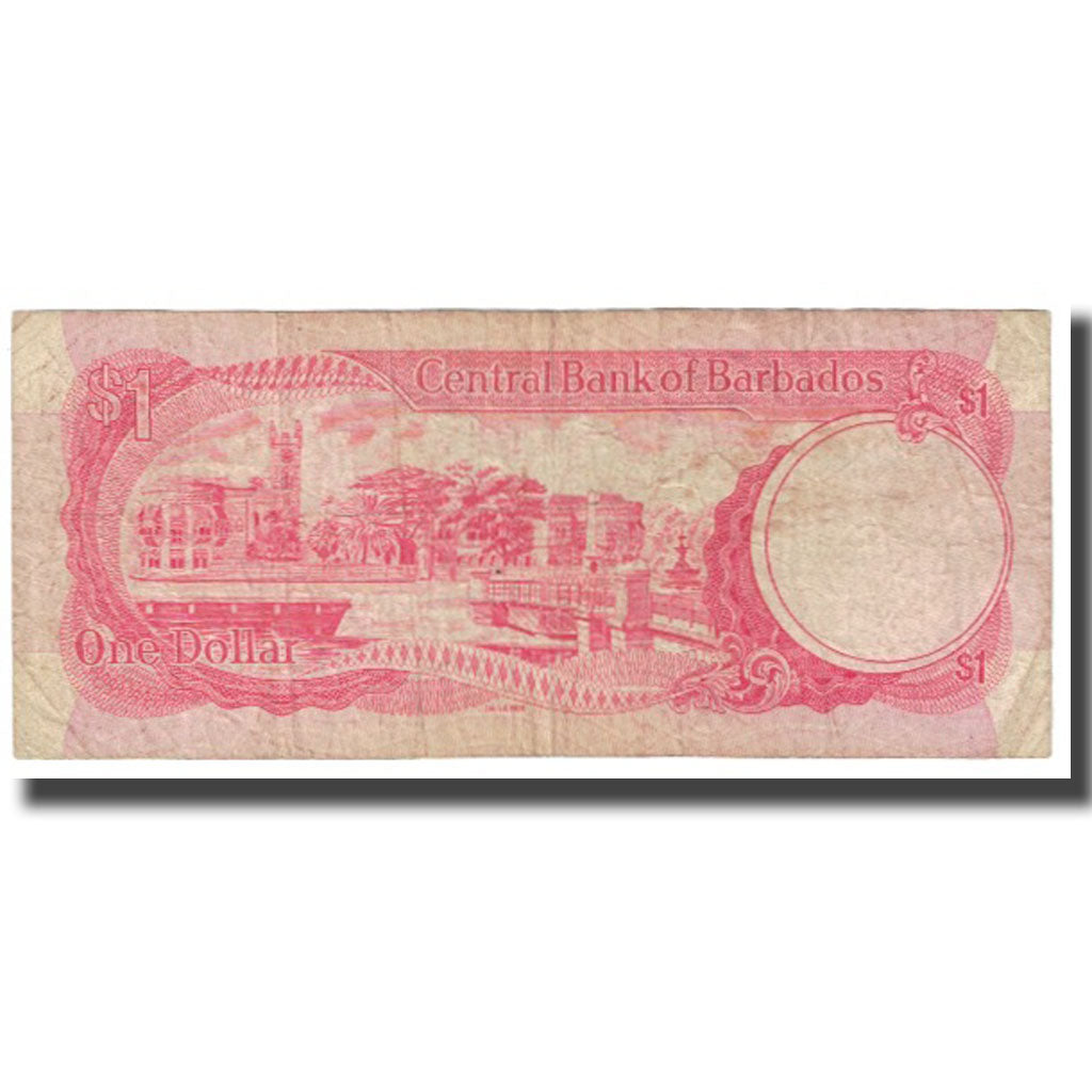 Billete, 1 Dollar, Barbados, KM:29a, BC