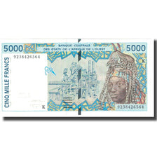 Banconote, Stati dell'Africa occidentale, 5000 Francs, KM:313Ca, FDS