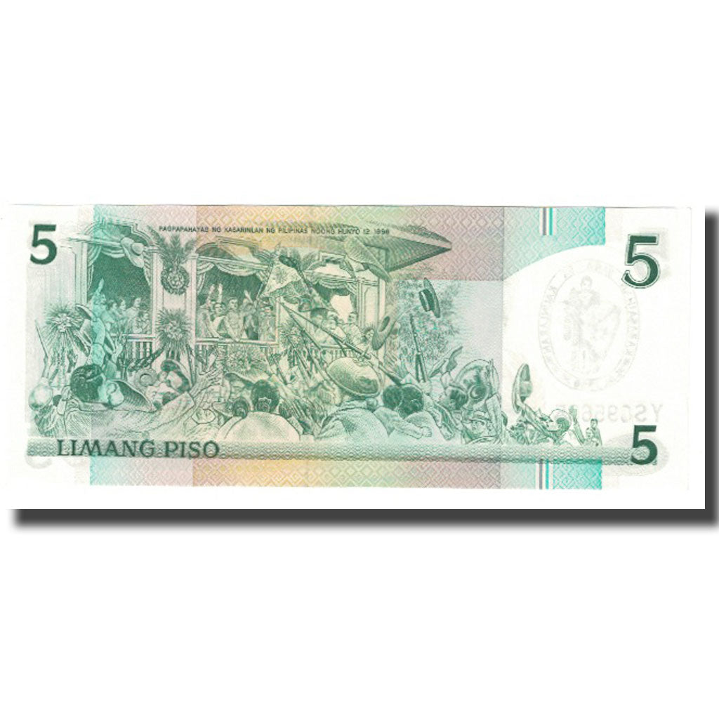 Banconote, Filippine, 5 Piso, KM:175a, FDS