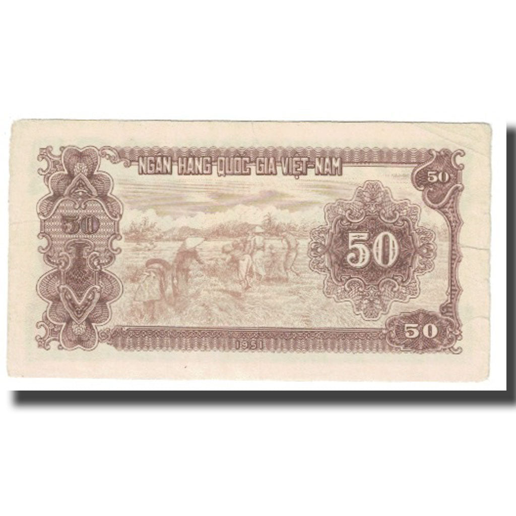 Banknote, Vietnam, 50 D<ox>ng, KM:61a, VF(20-25)
