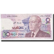 Billet, Maroc, 10 Dirhams, KM:63a, SPL