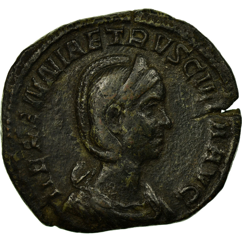 Coin, Herennia Etruscilla, Sestertius, Rome, AU(50-53), Copper, Cohen:22