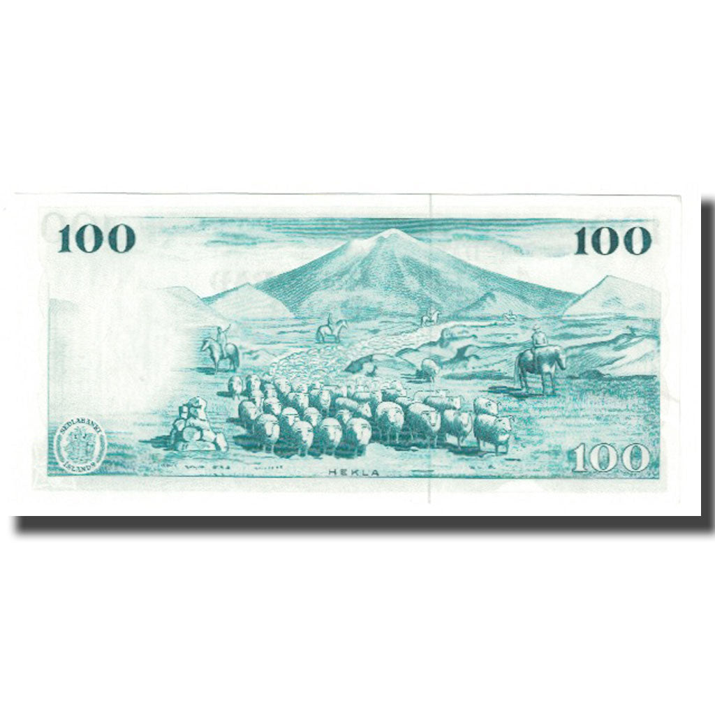 Billet, Iceland, 100 Kronur, 1961, 1961-03-29, KM:44a, NEUF