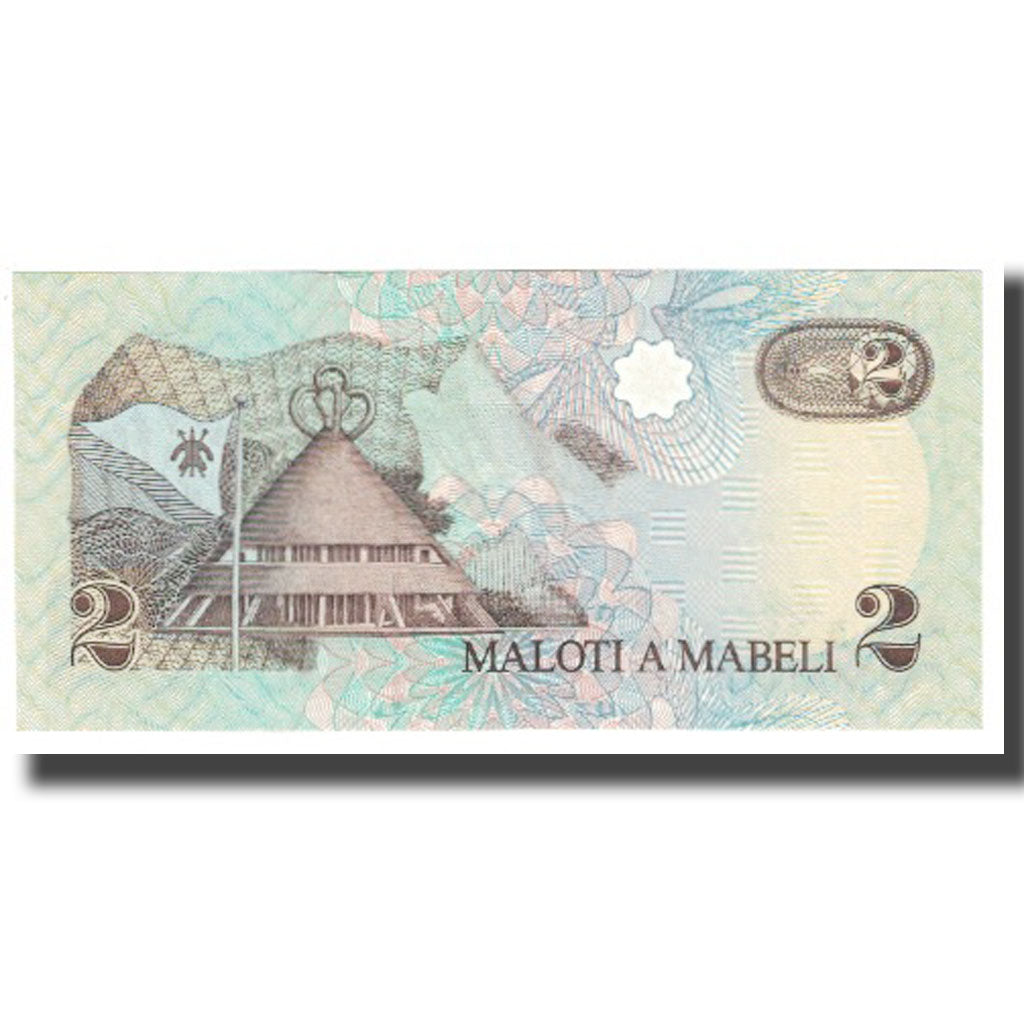 Geldschein, Lesotho, 2 Maloti, 1989, KM:9a, UNZ