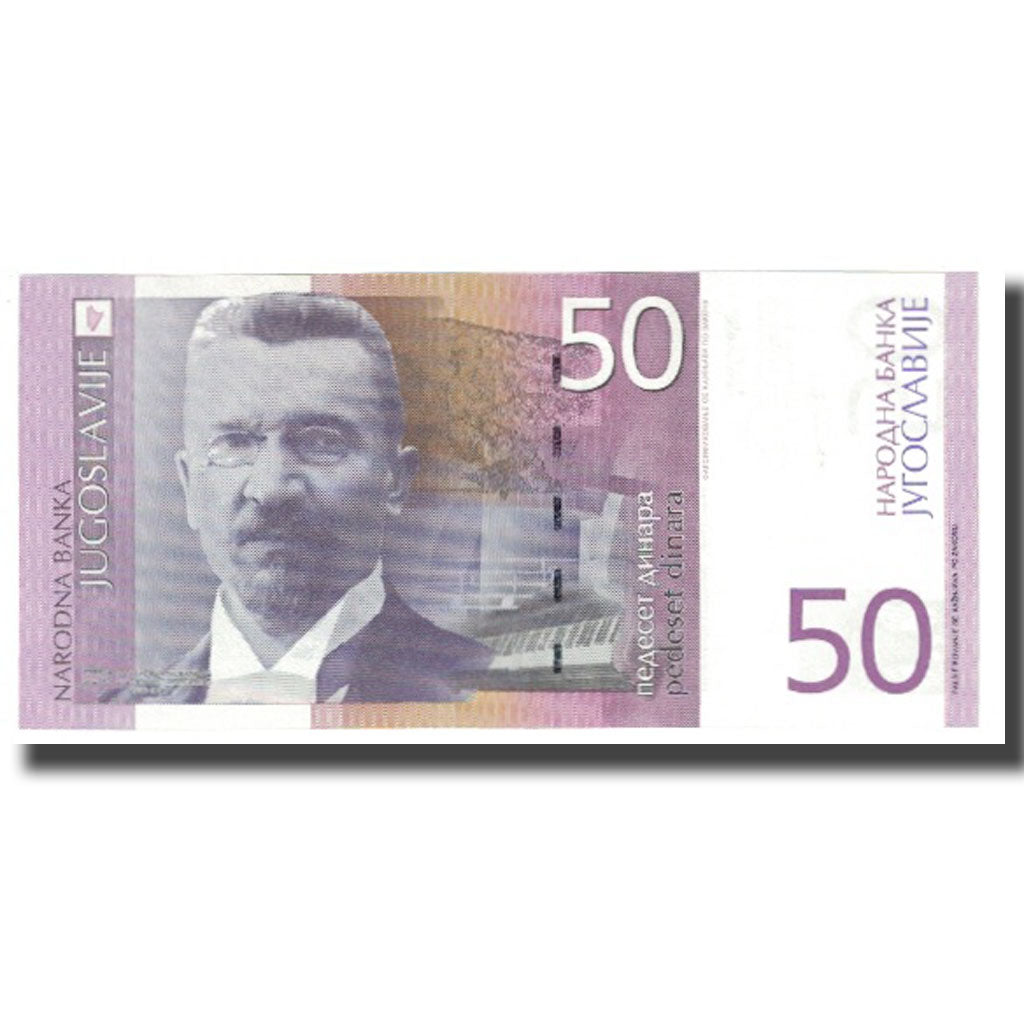 Geldschein, Jugoslawien, 50 Dinara, 2000, KM:155a, UNZ