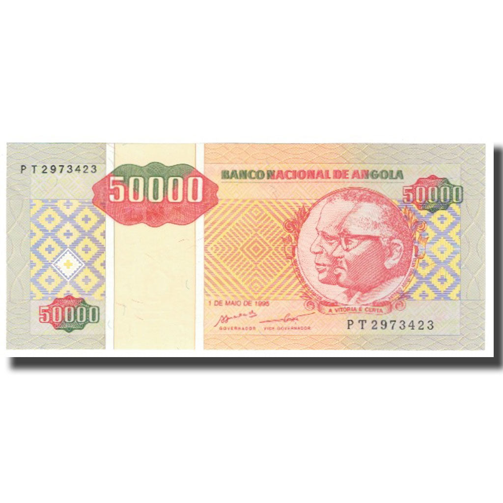 Geldschein, Angola, 50,000 Kwanzas Reajustados, 1995, 1995-05-01, KM:138, UNZ