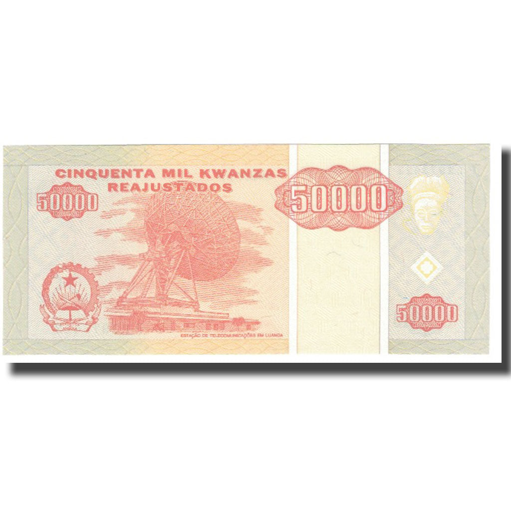 Geldschein, Angola, 50,000 Kwanzas Reajustados, 1995, 1995-05-01, KM:138, UNZ