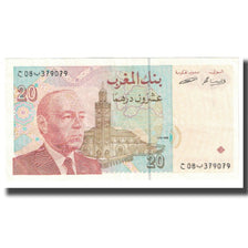 Nota, Marrocos, 20 Dirhams, KM:67a, UNC(63)
