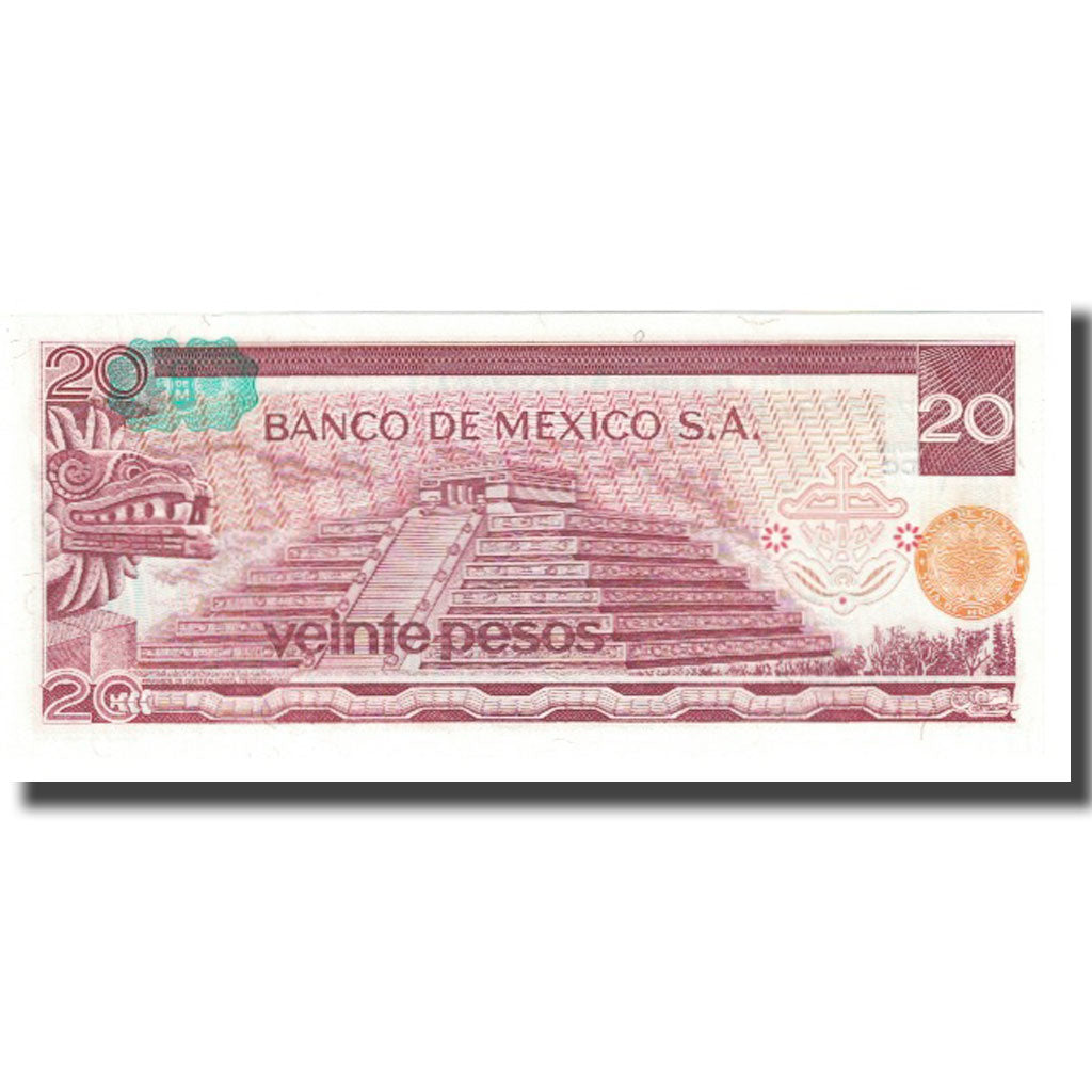 Banknote, Mexico, 20 Pesos, 1977, 1977-07-08, KM:64c, UNC(65-70)
