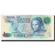 Banknot, Ghana, 1 Cedi, 1976, 1976-01-02, KM:13c, EF(40-45)