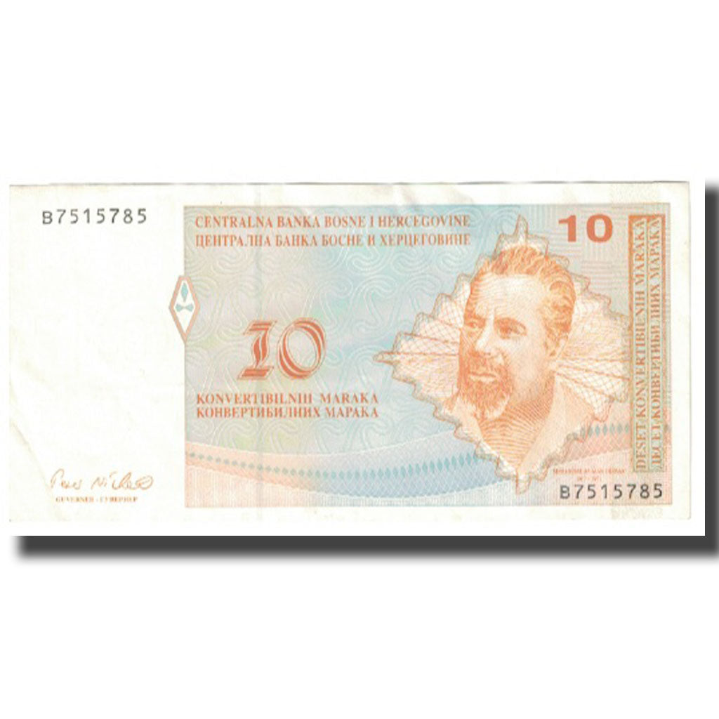 Geldschein, Bosnia - Herzegovina, 10 Convertible Maraka, KM:63a, SS