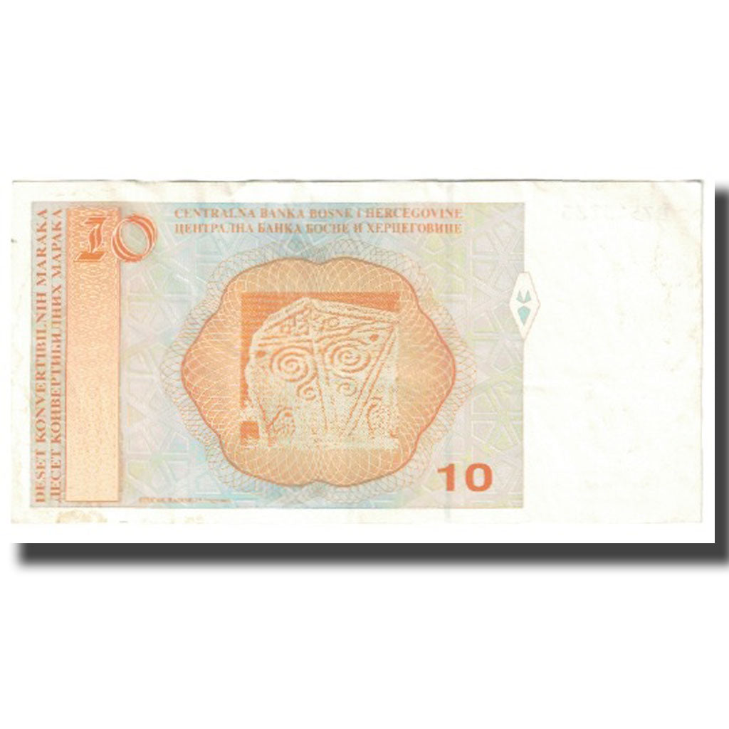 Geldschein, Bosnia - Herzegovina, 10 Convertible Maraka, KM:63a, SS