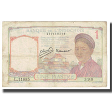 Banknote, FRENCH INDO-CHINA, 1 Piastre, KM:54b, VF(20-25)