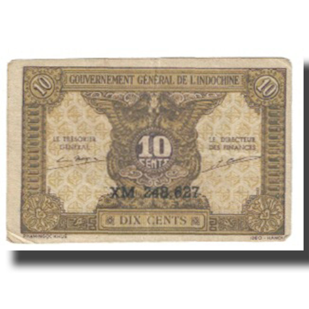 Banconote, INDOCINA FRANCESE, 10 Cents, KM:89a, BB