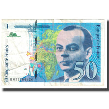 France, 50 Francs, St Exupéry, 1997, D.Bruneel-J.Bonnardin-Y.Barroux, 1997