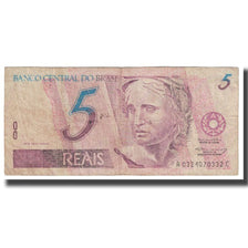 Banknote, Brazil, 5 Reais, KM:244a, VF(20-25)