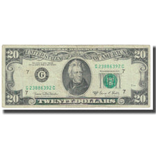 Billet, États-Unis, Twenty Dollars, 1969, KM:2452, TB