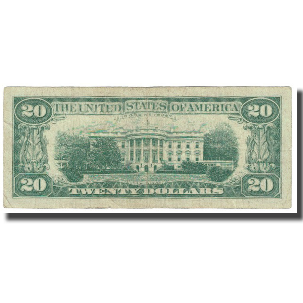 Banknote, United States, Twenty Dollars, 1969, KM:2452, VF(20-25)