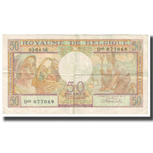 Banknote, Belgium, 50 Francs, 1956, 1956-04-03, KM:133b, VF(20-25)