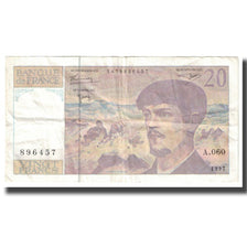 Francia, 20 Francs, Debussy, 1997, 1997, BB, Fayette:66ter.2, KM:151a