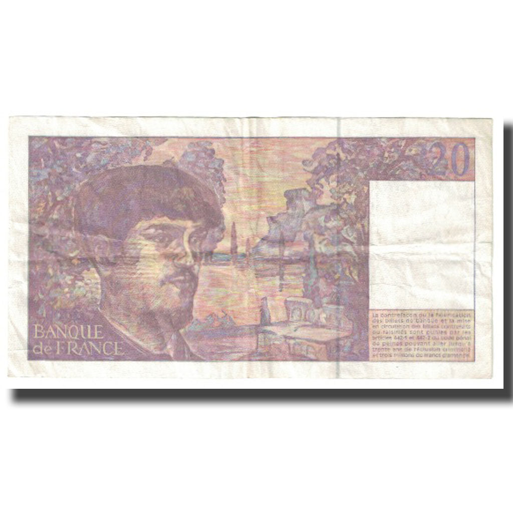 Francia, 20 Francs, Debussy, 1997, 1997, BB, Fayette:66ter.2, KM:151a