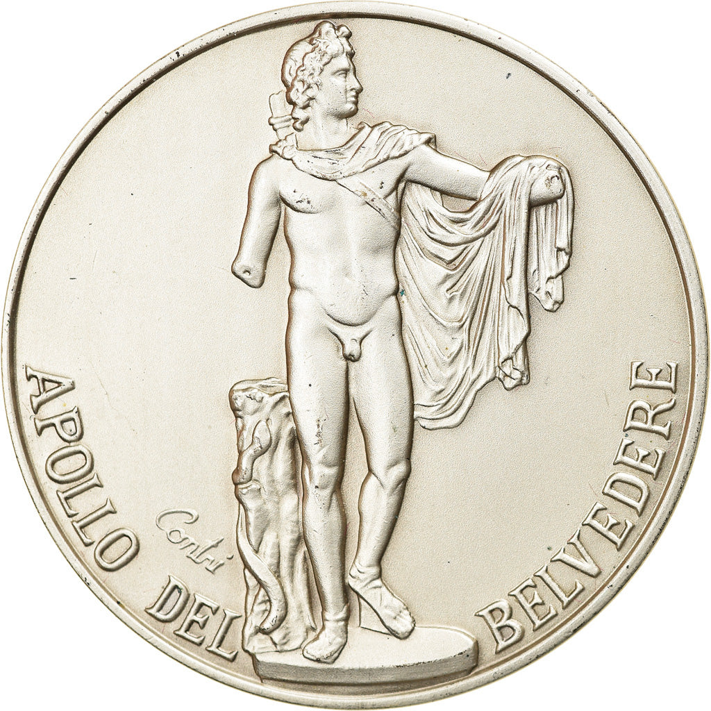 Vaticano, medaglia, Musei Vaticani, Apollo Del Belvedere, Arts & Culture, 1995