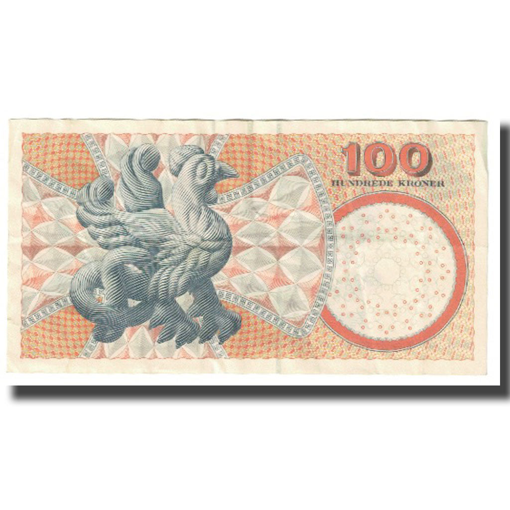 Biljet, Denemarken, 100 Kroner, KM:56a, TTB