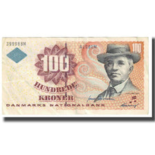 Billete, 100 Kroner, Dinamarca, KM:56a, MBC