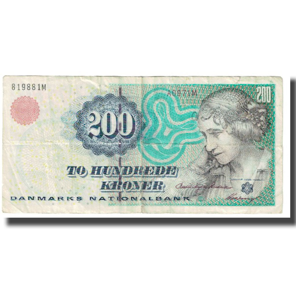 Banknote, Denmark, 200 Kroner, KM:57a, VF(20-25)