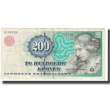 Banknote, Denmark, 200 Kroner, KM:57a, VF(20-25)