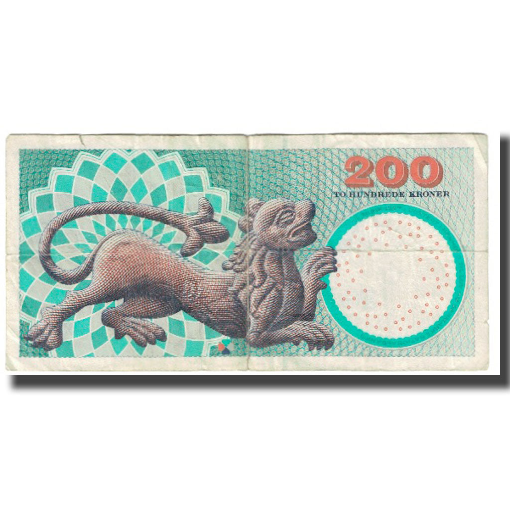 Banknote, Denmark, 200 Kroner, KM:57a, VF(20-25)