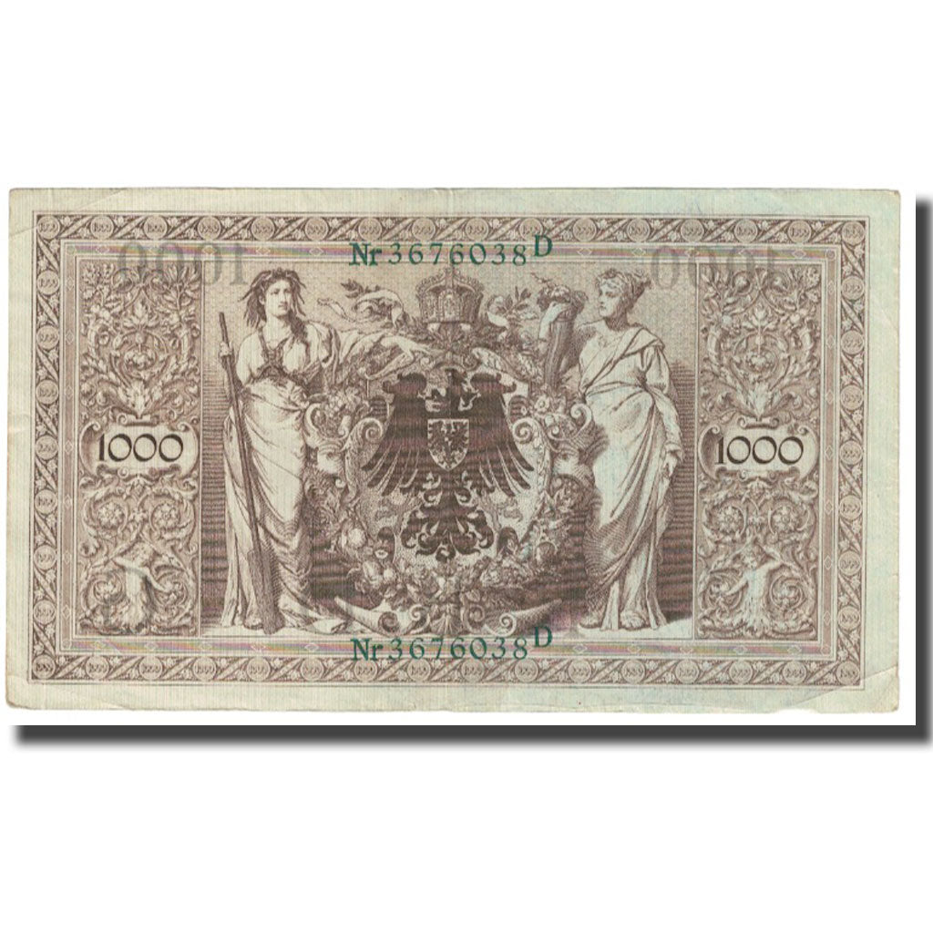 Banknote, Germany, 1000 Mark, 1910, 1910-04-21, KM:45a, EF(40-45)
