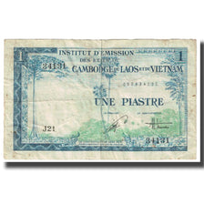 Banknote, FRENCH INDO-CHINA, 1 Piastre = 1 Dong, KM:105, VF(20-25)