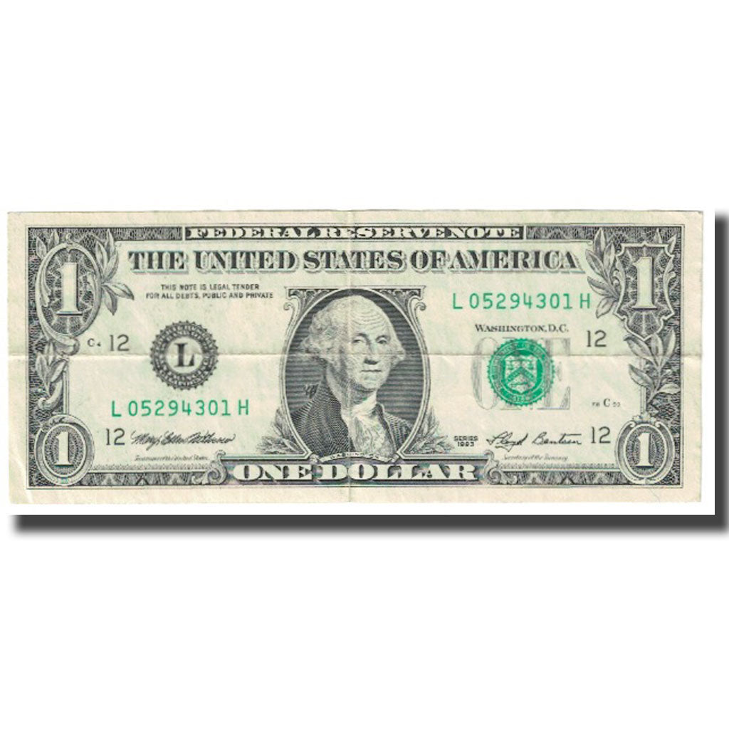 Geldschein, Vereinigte Staaten, One Dollar, 1993, SS