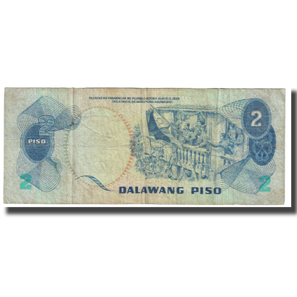 Biljet, Fillipijnen, 2 Piso, KM:166a, TB