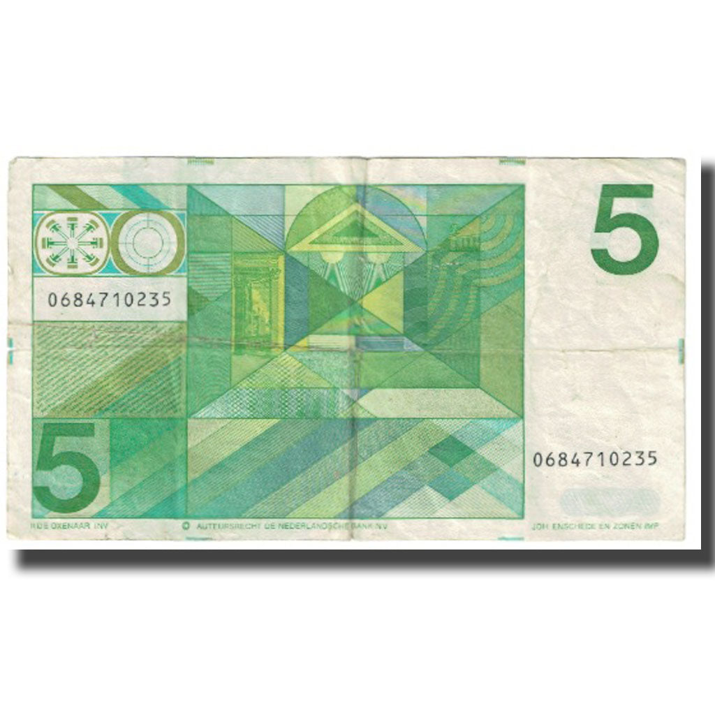 Banknote, Netherlands, 5 Gulden, 1973, 1973-03-28, KM:95a, VF(20-25)