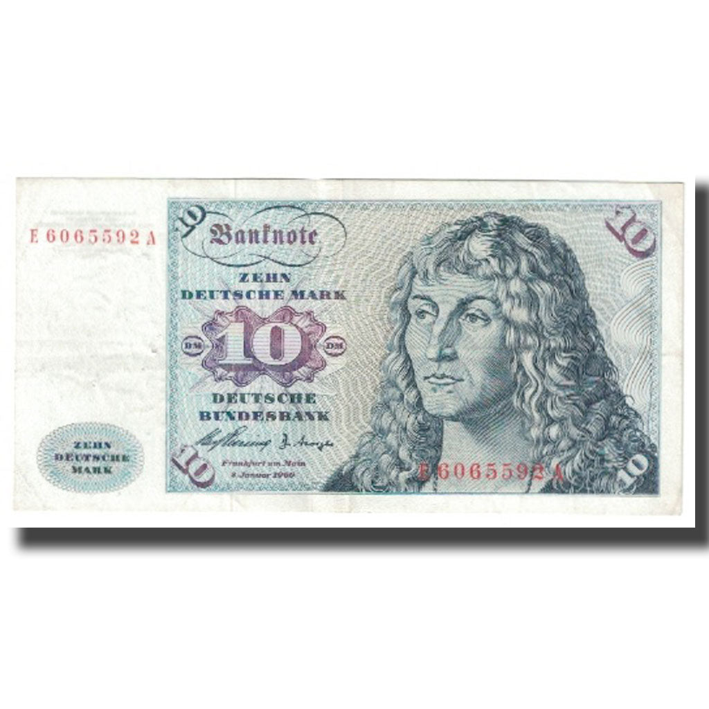 Banknote, GERMANY - FEDERAL REPUBLIC, 10 Deutsche Mark, 1990, 1990-01-03