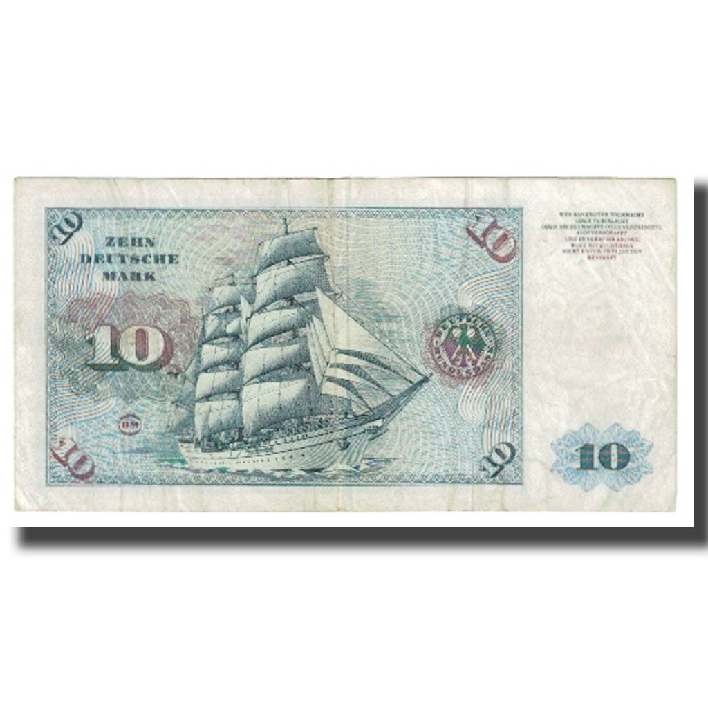 Banknote, GERMANY - FEDERAL REPUBLIC, 10 Deutsche Mark, 1990, 1990-01-03