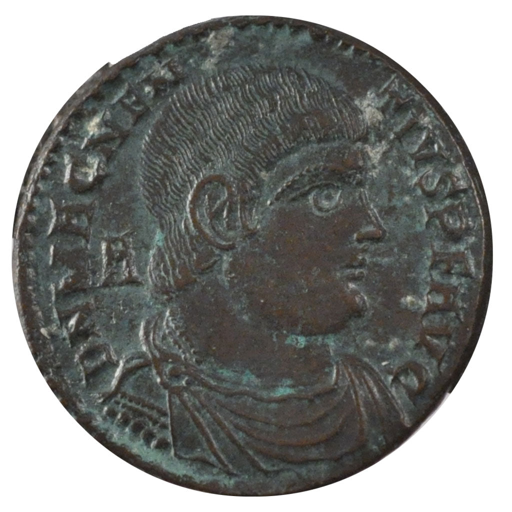 Magnentius, Maiorina, Lyons, AU(55-58), Copper, Cohen #68, 4.70