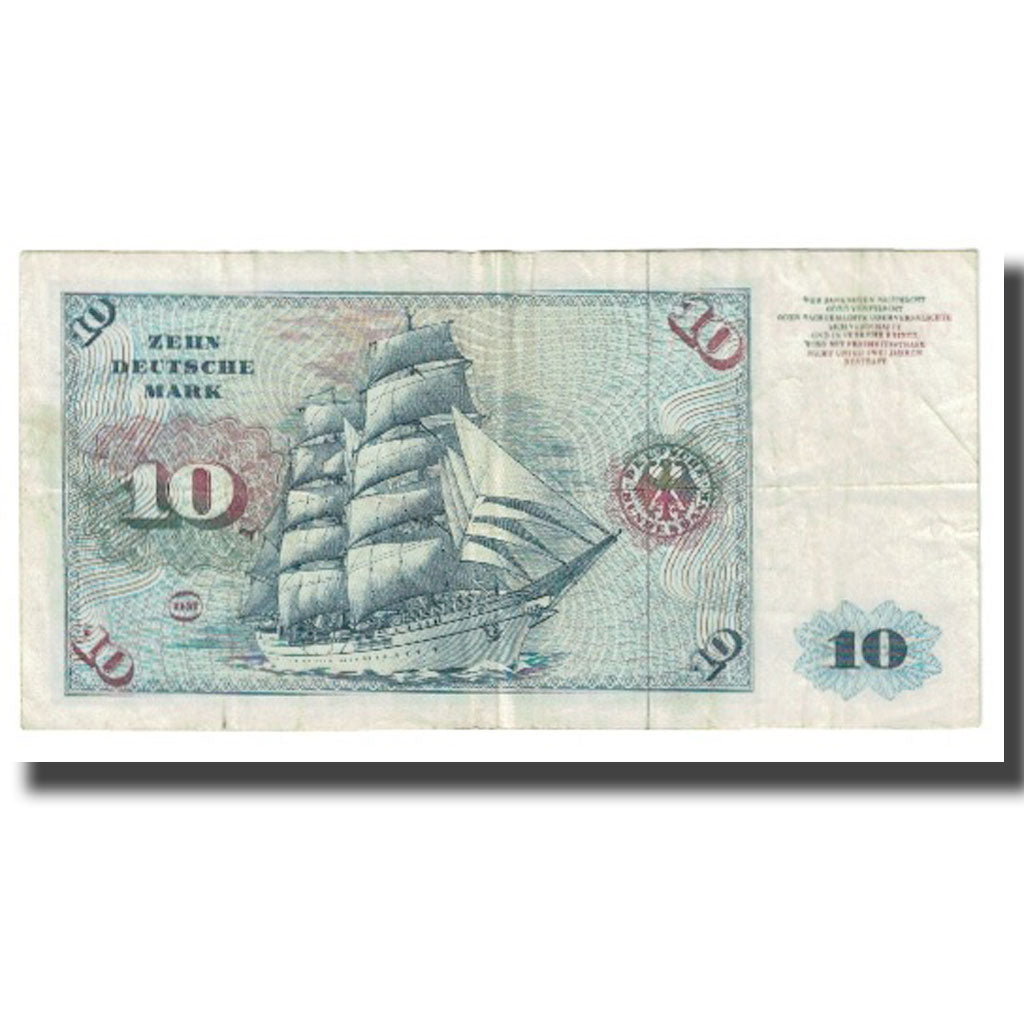 Banknote, GERMANY - FEDERAL REPUBLIC, 10 Deutsche Mark, 1977, 1977-06-01