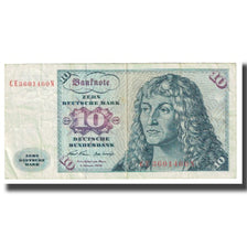 Banknot, Niemcy - RFN, 10 Deutsche Mark, 1970, 1970-01-02, KM:19a, VF(20-25)
