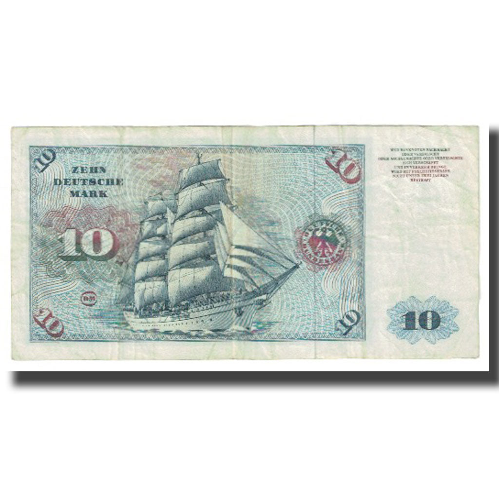 Banknote, GERMANY - FEDERAL REPUBLIC, 10 Deutsche Mark, 1970, 1970-01-02