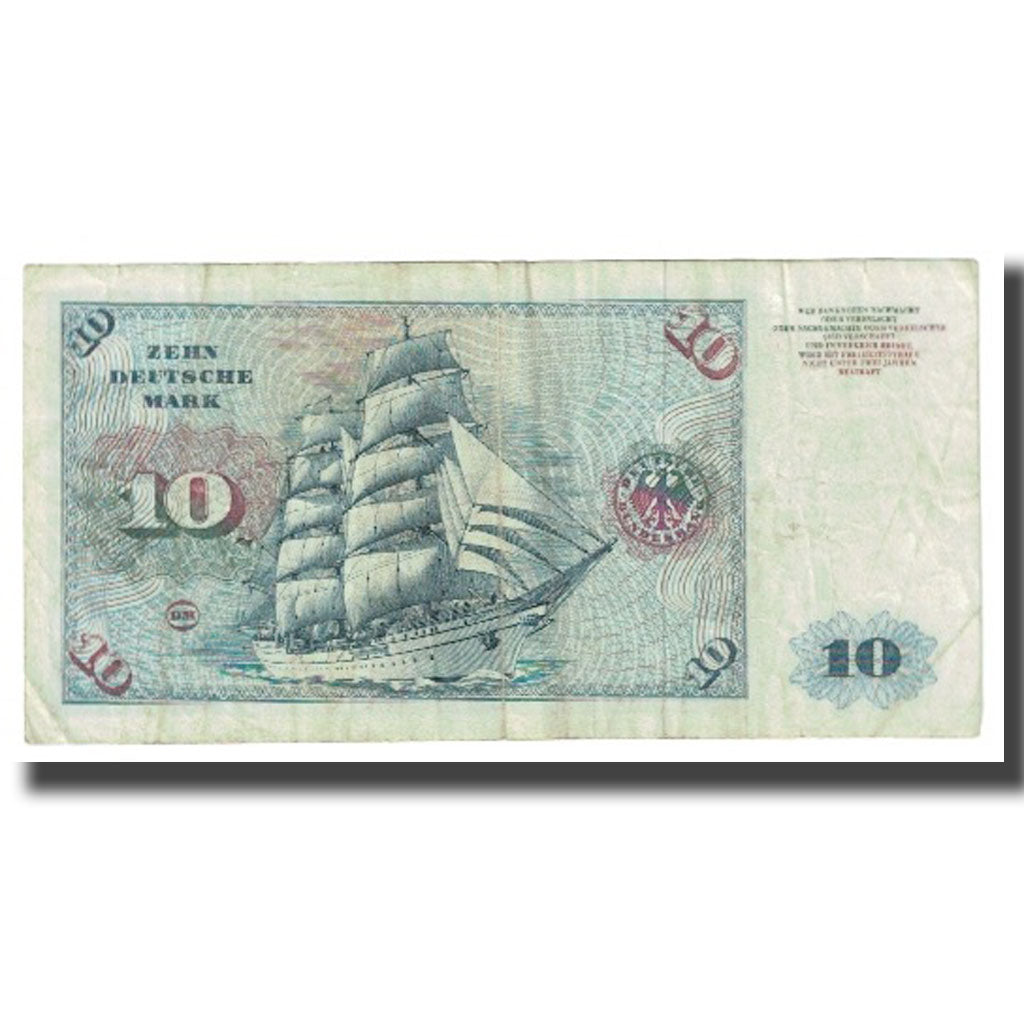 Banknote, GERMANY - FEDERAL REPUBLIC, 10 Deutsche Mark, 1970, 1970-01-02