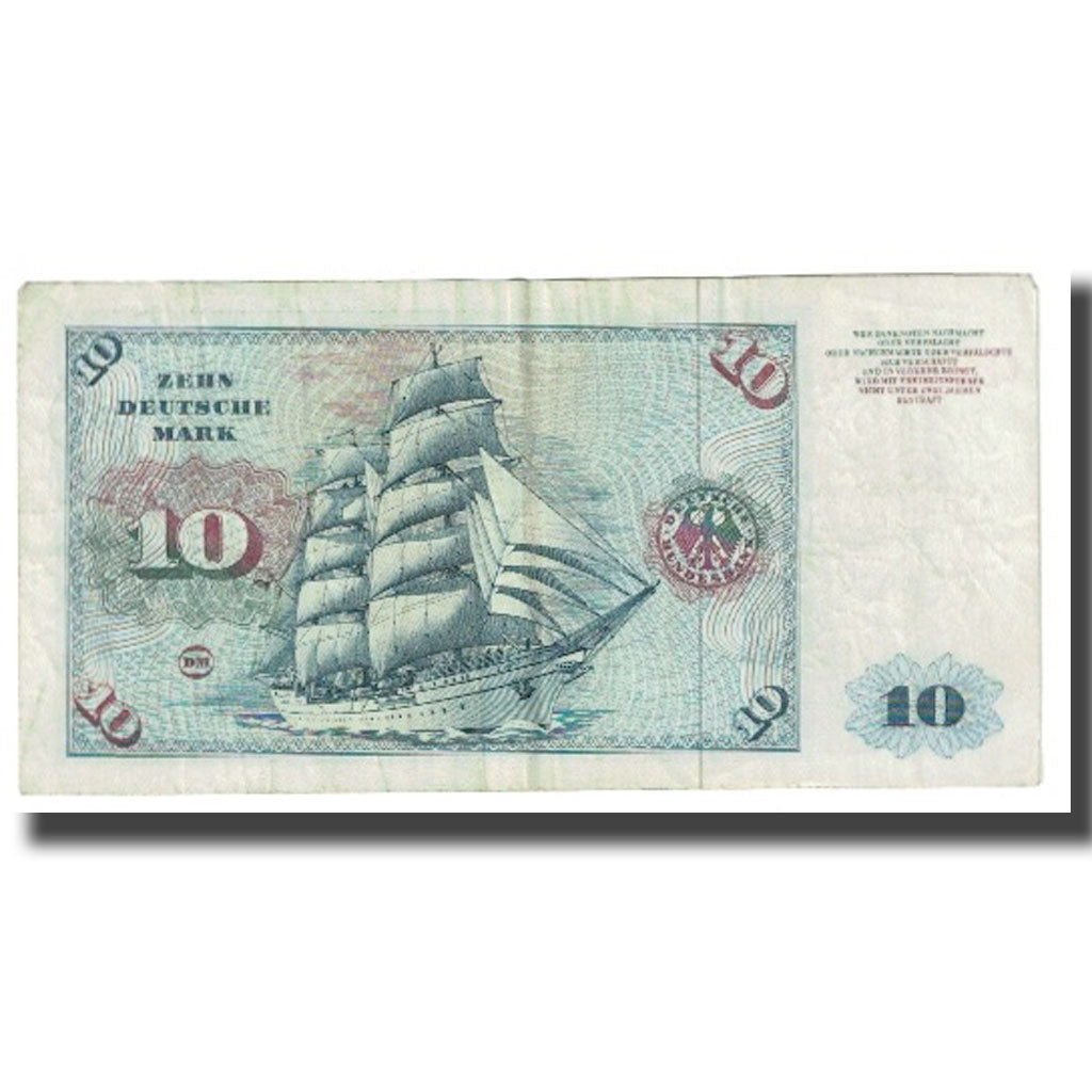 Banknote, GERMANY - FEDERAL REPUBLIC, 10 Deutsche Mark, 1970, 1970-01-02