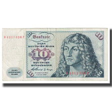 Banknote, GERMANY - FEDERAL REPUBLIC, 10 Deutsche Mark, 1960, 1960-01-02
